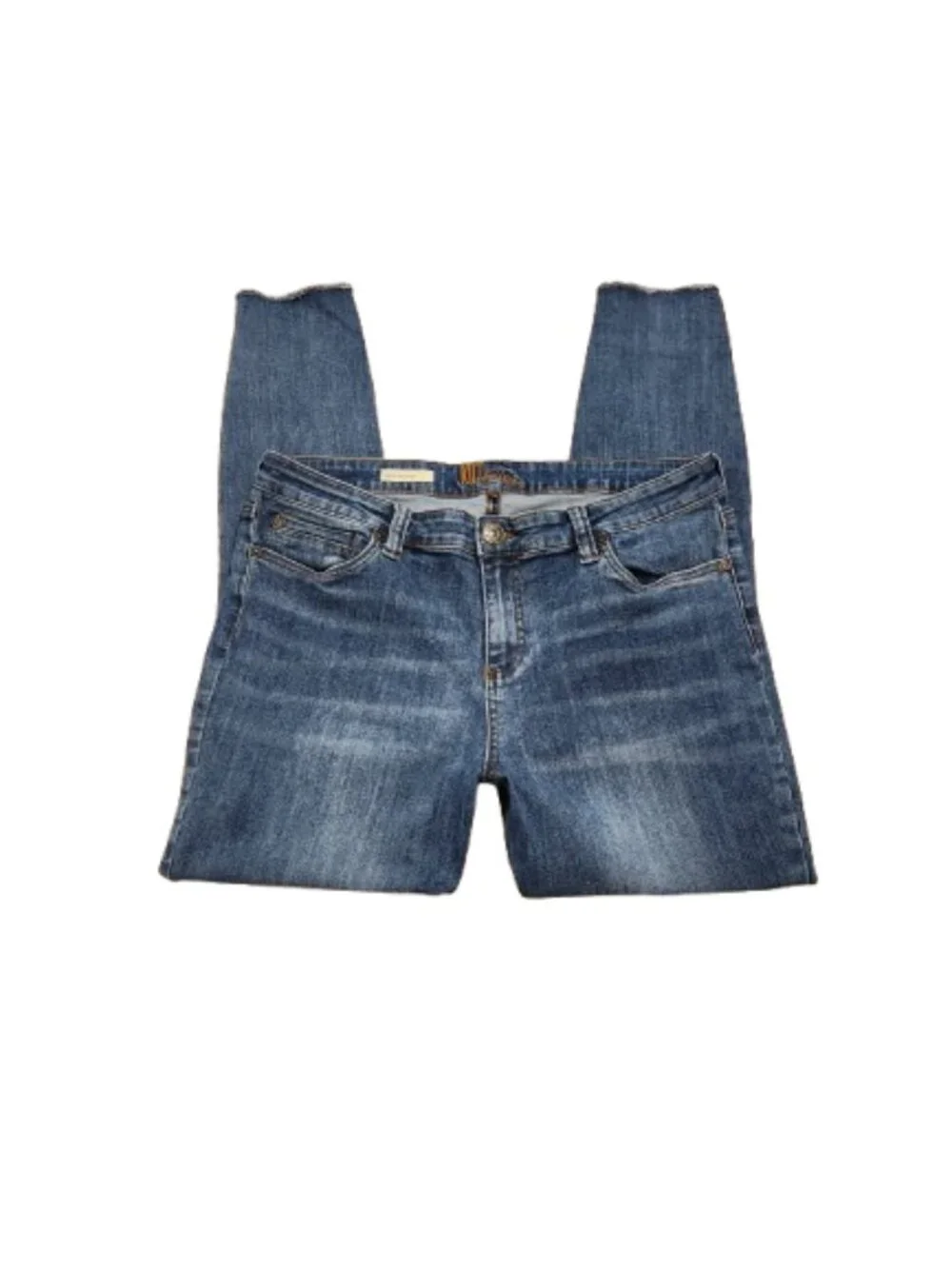 Kut from the Kloth High-Rise Carlo Ankle Skinny Denim Jeans   (Size: 16)